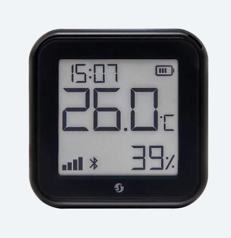 H&T Sensor de temperatura y humedad Wi-Fi Negro